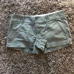 Olive green shorts size 6 from express